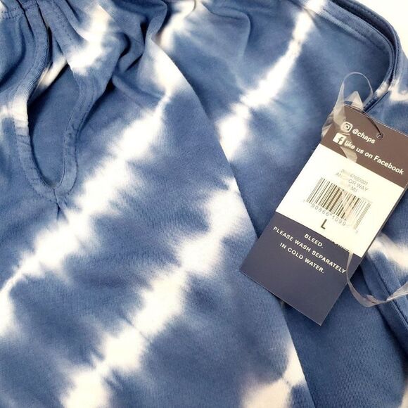 NWT Chaps Womans LARGE Blue Sleeveless Blouse Top - Picture 5 of 5